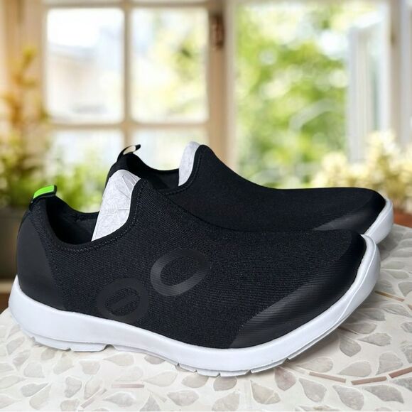 OOFOS OOMG Sport Low Slip-on Shoe Sneakers Black Size 8.5 EU 39.5 - Picture 3 of 14